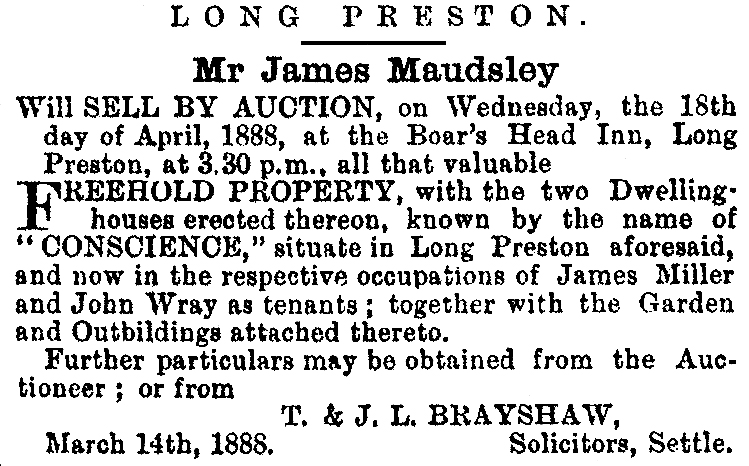 Property and Land Sales  1888-03-17 and 1888-03-24 CHWS.JPG